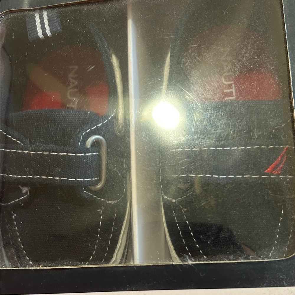 Nautica Infant Shoes in Blue with Red Details